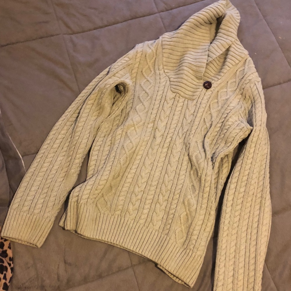 Knitted sailor sweater